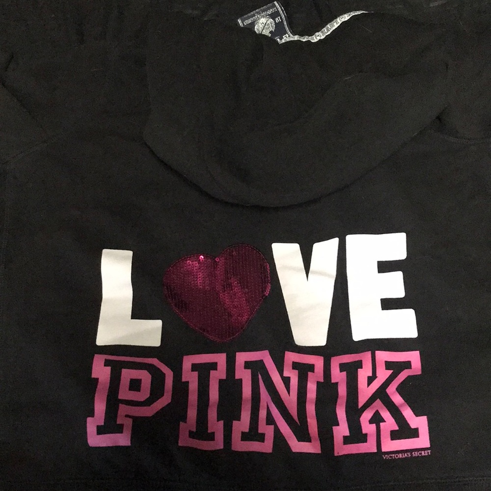 Pink sweatshirt with sequins!